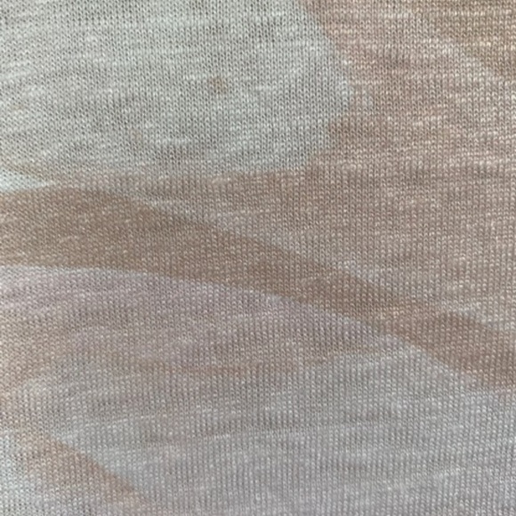 Poetry Linen Cropped Top 3/4 Sleeve Boat Neck Lightweight Size 8 - Picture 10 of 11